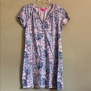 Lilly Pulitzer “Magnolia Lilac A Little Jelly" Remmy Tunic Dress Size M